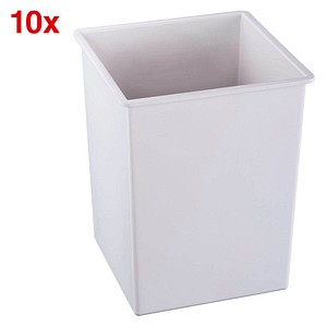 4012086027471 - 10 ZWINGO Papierkorb 160 l lichtgrau 4012086027471 ZWINGO 10 Stück