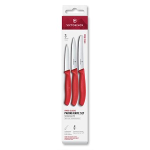 7613329191880 - VICTORINOX Küchenmesser  Swiss Classic silber rot 1 Set