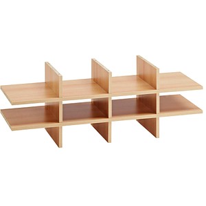 MÖBELPARTNER Fachteiler für Regale buche