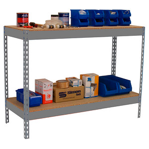 8435104992708 - Werkbank SIMONWORK BASIC 2 silber 1200 x 600 x 900 cm 8435104992708 Simonrack
