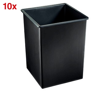 4012086027488 - 10 ZWINGO Papierkorb 160 l schwarz 4012086027488 ZWINGO 10 Stück