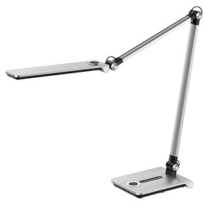 Hansa Wave LED Schreibtischlampe 8.5W dimmbar silber