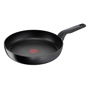 3168430330757 - Bratpfanne TEFAL Hard Titanium Pro Pfannen Gr Ø 24 cm + Höhe 5 cm schwarz Bratpfannen Antihaftversiegelung Induktion Temperaturanzeiger Made In France