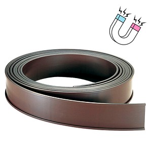 Franken Namensschilder magnetisch schwarz 40mmx1m C-Profil 4016946000451 Franken