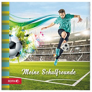 4028279892658 - ROTH Freundebuch Fußballstar ca A4 liniert blau Hardcover 64 Seiten 4028279892658 - ROTH Freundebuch Fußballstar ca A4 liniert blau Hardcover 64 Seiten