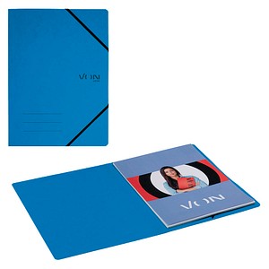 VON LEITZ Eckspanner DIN A4 blau, 1 St.