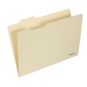 LEITZ Einstellmappen 2434 DIN A4 chamois, 100 St.