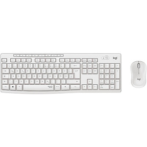 Logitech MK295 Tastatur-Maus-Set kabellos weiß
