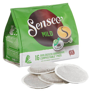 Senseo MILD Kaffeepads Arabica- und Robustabohnen mild 16 Pads