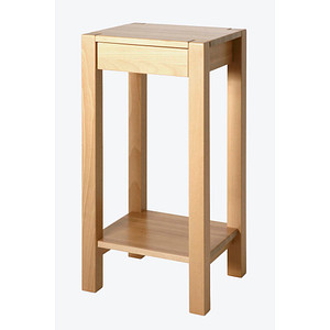 HAKU Möbel Beistelltisch Massivholz buche 37,0 x 33,0 x 73,0 cm