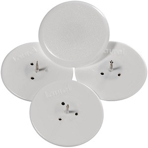 Laurel Reißnägel SUPER Kunststoff überzogen weiß Kopf-Ø 30mm 4001782171434 Laurel 4 Stück