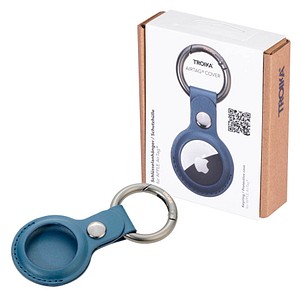 TROIKA® Schlüsselanhänger AIRTAG COVER blau