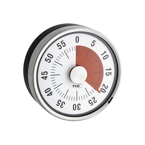 4009816021175 - 38102810 Küchentimer 38102810    schwarz silber Puck Küchen-Timer 38102810 4009816021175