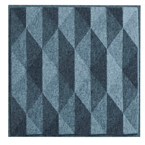 polySONIC® fr 3D Prisma Schallabsorber blau