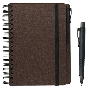4005402015535 - Notizbuch 201553 espresso A5 blanko 100g 90 Blatt   180 Seiten 4005402015535 Faber-Castell