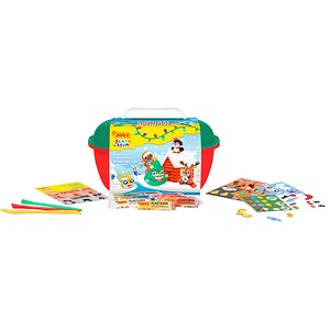 8412027035521 - Modelliermasse Play & Fun Plastilina Christmas mehrfarbig
