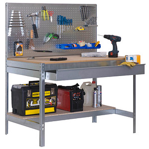 8435104932490 - Werkbank SIMONWORK BT2 BOX silber 1 Schublade 1210 x 610 x 1445 cm 8435104932490 Simonrack 8435104932490 - Werkbank SIMONWORK BT2 BOX silber 1 Schublade 1210 x 610 x 1445 cm 8435104932490 Simonrack