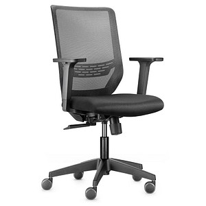 Trendoffice by Dauphin Bürostuhl to-sync work mesh one, 9241 SY0 A236 Stoff schwarz, Gestell schwarz