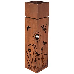 Garden Pleasure Pflanzsäule FLORALIA Metall Rost-Optik Säule 25,0 x 102,0 cm, 1 St.