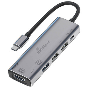 4260664876069 - HUB USB-C 5 in 1 Multiport Adapter silber