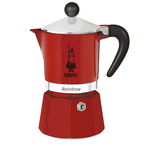 BIALETTI Rainbow Espressokocher rot, 1 Tasse