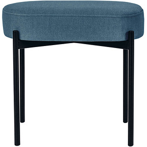 3660141954913 - Sitzbank easyChair® by Paperflow GAIA oval S Stoffbezug elfenbeinfarben 4-Fußgestell mattschwarz B 490 x T 380 x H 455 mm 3660141954913 - Sitzbank easyChair® by Paperflow GAIA oval S Stoffbezug elfenbeinfarben 4-Fußgestell mattschwarz B 490 x T 380 x H 455 mm