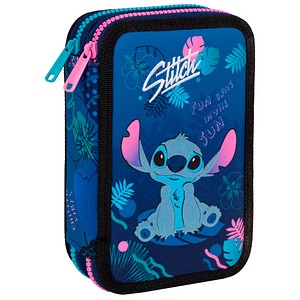 5903686358982 - Federmäppchen befüllt Jumper 2 Disney Stitch blau bunt 35 teilig 215 x 140 cm