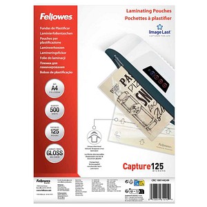 Fellowes Capture125 ImageLast  Laminierfolien glänzend für A4 125 micron, 500 St.