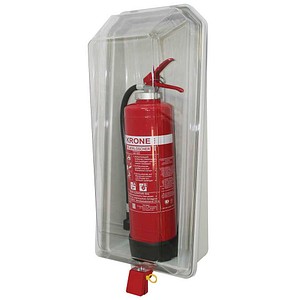 TKG - Feuerlöscherschrank - Stahlblech - Grau - 30,0 x 21,0 x 64,0 cm