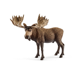 Image of Schleich® Wild Life 14781 Elch Bulle Spielfigur
