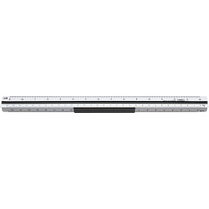 M + R Dreikantmaßstab 30,0 cm, weiß/schwarz