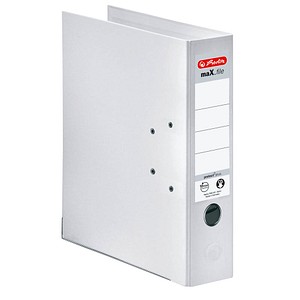 4008110308203 - herlitz Ordner maXfile protect plus Rückenbreite 8 cm DIN A4 Kunststoff 1x lila gelb rot türkis pink grün 1 St