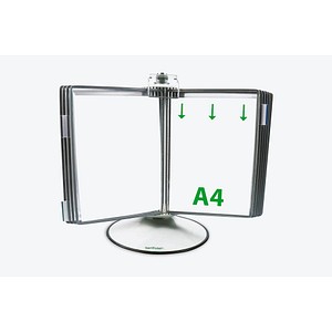 tarifold Sichttafelsystem 444500 DIN A4 grau mit 50 St. Sichttafeln