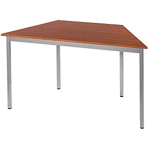 3700245505472 - Schreibtisch 126TMA 65-130cm (H) 60 120x60cm (BxT) Trapezform kirsche silber 3700245505472 SODEMATUB 3700245505472 - Schreibtisch 126TMA 65-130cm (H) 60 120x60cm (BxT) Trapezform kirsche silber 3700245505472 SODEMATUB