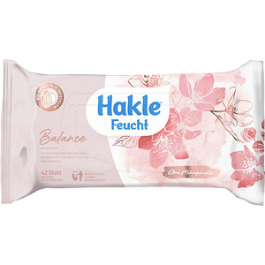 Hakle Feuchtes Toilettenpapier Balance 1-lagig, 42 Tücher