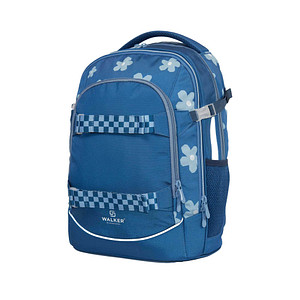 9002638234353 - Schulrucksack Uni 90ies Flower Blue 9002638234353 WALKER FAME 20