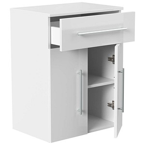 4251982674574 - POSSEIK Bad-Hängeschrank LEVANA XL weiß glanz 530 x 366 x 705 cm