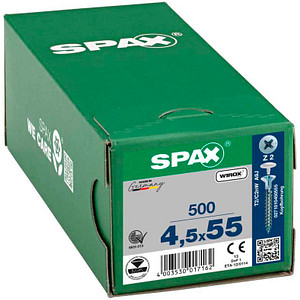 SPAX® Universalschrauben Z2 Senkkopf WIROX 55mm  x 4,5 mm, 500 St.