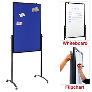 Legamaster Multiboard PREMIUM PLUS, 7-210410, 120x76cm, mobil, marineblauweiß 8713797109819 Legamaster