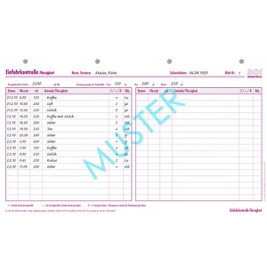 4052301034471 - Einfuhrkontrolle Flüssigkeit Formulare 50 St