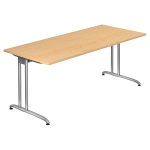 BS19 Schreibtisch ahorn rechteckig