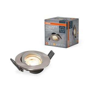 OSRAM Spotlight Recess  LED Einbaustrahler silber 4,3 W
