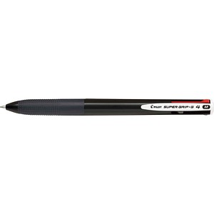 4902505580864 - PILOT 4-Farben-Kugelschreiber Super Grip-G4 schwarz Schreibfarbe schwarz blau rot grün 1 St