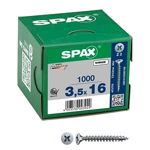 4003530003929 - Universalschrauben Z2 Senkkopf WIROX 1081010350165 35 mm x 16 mm 4003530003929 1000 Stück