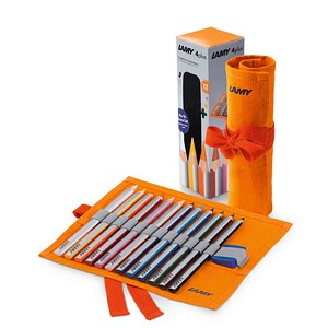 12 LAMY 4plus Buntstifte farbsortiert inkl. Spitzer