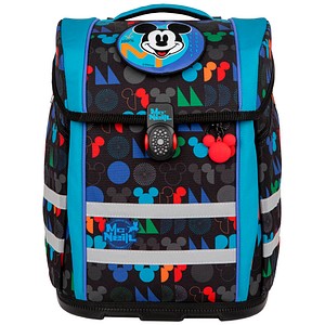 4017245965861 - Schulranzen-Set PERFECTO MICKEY MOUSE Kunstfaser schwarz bunt bedruckt