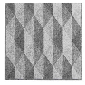 polySONIC® fr 3D Prisma Schallabsorber grau