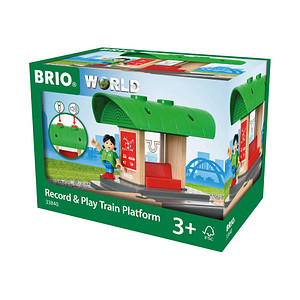 BRIO® Bahnhof mit Aufnahmefunktion 33840 Spielzeugeisenbahnen-Zubehör
