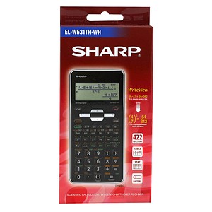 4974019917092 - EL531TH Taschenrechner Tasche Wissenschaftlicher Taschenrechner Schwarz - Weiß (82-EL531TH-WH)