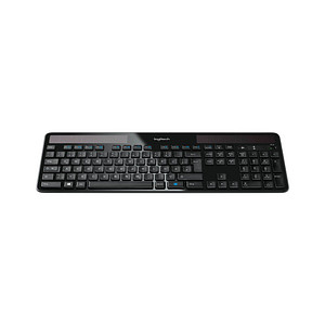 Logitech Wireless Solar Keyboard K750 Tastatur kabellos schwarz, weiß